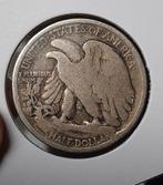 Halve dollar 1917 Amerika, Postzegels en Munten, Munten | Amerika, Verzenden, Noord-Amerika, Losse munt, Zilver