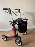 Rollator Rehasense SERVER size L 2019 rood softbanden, Ophalen, Opvouwbaar, Zo goed als nieuw