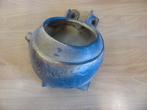 Vintage "hang"bloempot voor Hertshoorn, Tuin en Terras, Bloempotten, Gebruikt, Rond, Binnen, Ophalen of Verzenden