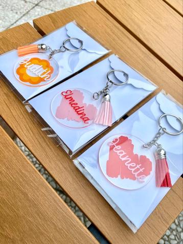 Gepersonaliseerde sleutelhangers beschikbaar voor biedingen