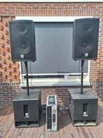 Geluidsset, speakers + versterker, Gebruikt, 120 watt of meer, Front, Rear of Stereo speakers, Ophalen