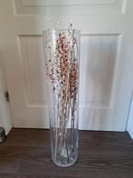 Glazen vaas met decoratieve takken, Huis en Inrichting, Ophalen, Overige kleuren, 50 tot 75 cm, Glas