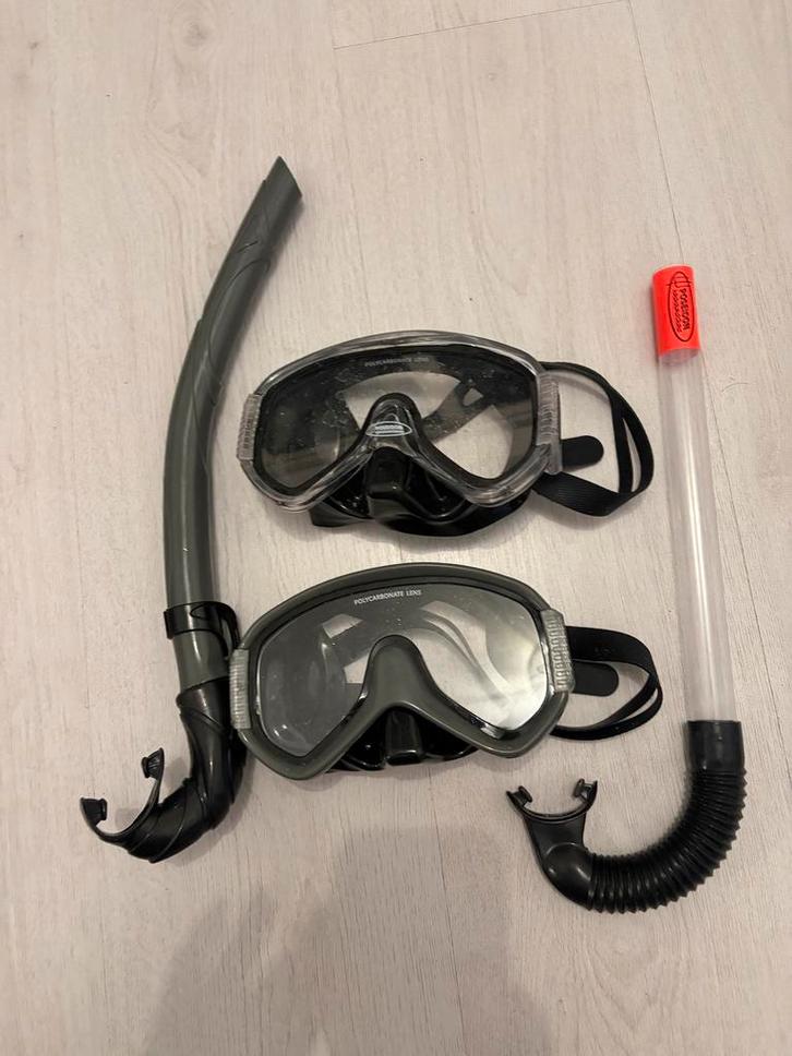 2x Snorkelset - Duikplezier voor Twee!, Watersport en Boten, Duiken, Gebruikt, Duikbril of Snorkel, Ophalen of Verzenden