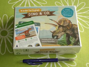 Nieuw in seal: Dino & Co kwartetspel - incl expeditiekaart beschikbaar voor biedingen