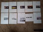 Lot autofolders Honda Civic 7e generatie, Boeken, Verzenden, Zo goed als nieuw, Honda