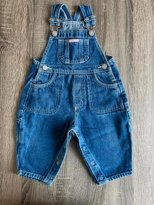 Baby mt 74 - Stoere spijker tuinbroek - C&A - denim overall, Kinderen en Baby's, Babykleding | Maat 74, Zo goed als nieuw, Jongetje of Meisje