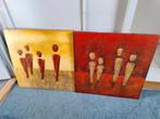 TK set schilderijen 50x50 cm, Antiek en Kunst, Ophalen