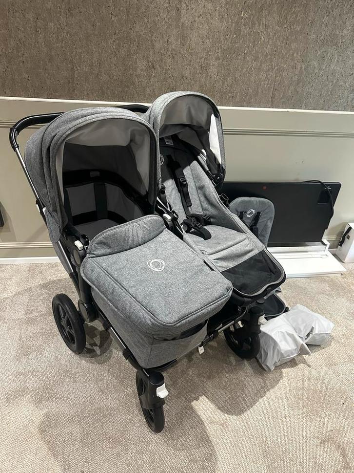 Bugaboo Donkey 5 Duo Grey - Super nette staat!, Kinderen en Baby's, Kinderwagens en Combinaties, Gebruikt, Combiwagen, Bugaboo