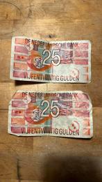 25 gulden biljetten, Postzegels en Munten, Bankbiljetten | Nederland, Setje, Ophalen of Verzenden