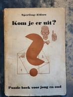Oud Puzzelboek - Kom je er uit?, Ophalen of Verzenden, Gebruikt, Puzzelboek