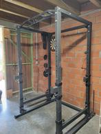 Power rack fitnessmateriaal, Sport en Fitness, Fitnessapparatuur, Ophalen, Benen, Gebruikt, Krachtstation