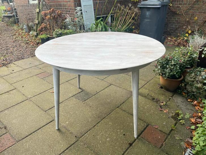 Uitschuifbare Teak Eettafel, Antiek en Kunst, Antiek | Meubels | Tafels, Ophalen