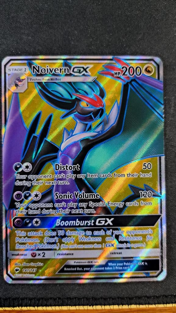 Noivern Gx Burning Shadows BUS 141 Pokémon, Verzenden, Nieuw, Losse kaart, Foil