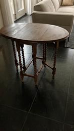 Antiek hangoor tafeltje, Gebruikt, 55 tot 75 cm, Hout, Antiek