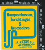 Sticker: Autobedrijf Fabels - Hengelo (2), Ophalen of Verzenden, Zo goed als nieuw, Auto of Motor