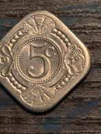 Zeldzame 5 Cent Munt Wilhelmina, Ophalen of Verzenden, Koningin Wilhelmina, 5 cent, Losse munt