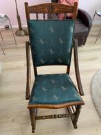 Antieke schommelstoel, Huis en Inrichting, Stoelen, Ophalen, Hout, Gebruikt, Bruin