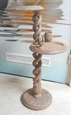 ✅️ ️ VINTAGE /ANTIEKE ROOKSTANDAARD eikenhout, Antiek en Kunst, Ophalen