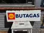 SHELL emaille reclamebord, Reclamebord, Gebruikt, ., Ophalen of Verzenden