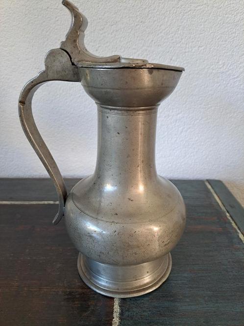 17e 18e eeuw tinnen kan Keulen. Zeldzaam goede staat, 27cm, Antiek en Kunst, Antiek | Tin, Ophalen of Verzenden