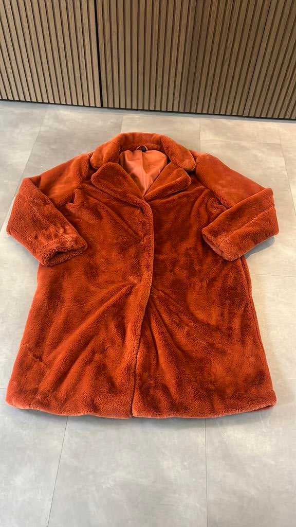 HEMA teddy jas / faux fur mantel – maat L, Kleding | Dames, Jassen | Winter, Ophalen of Verzenden, ., ., .
