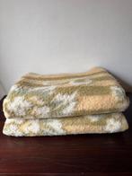 Groot Vintage Wollen Deken, Woondeken, Vroom en Dreesman Wol, Huis en Inrichting, Ophalen of Verzenden, Gebruikt