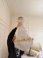 Vintage kroonluchter - 100x55 cm, Ophalen of Verzenden, Gebruikt, Glas