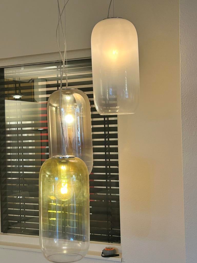 Artemide gople large wit, Ophalen, Zo goed als nieuw, 75 cm of meer