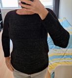 Trui met zilveren glans, Kleding | Dames, Truien en Vesten, Maat 38/40 (M), Zwart, Ophalen of Verzenden, Kilky