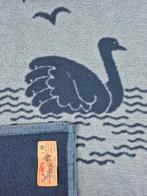 Vintage kinder deken/ledikant deken Aabe. Dralon blauw zwaan, Ophalen of Verzenden, ., ., .
