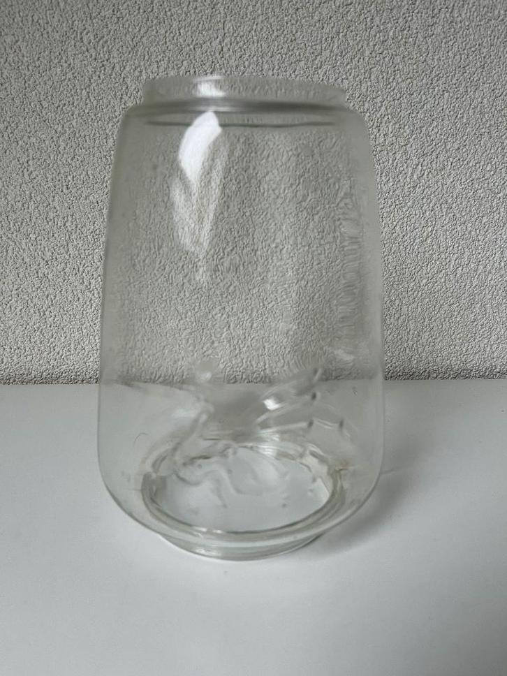 Kastrup Glasvaerk 'Draken' glas (tulpvorm) voor stormlampen, Antiek en Kunst, Antiek | Lampen, Ophalen of Verzenden