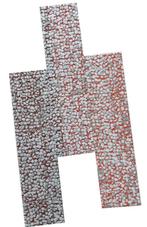 36m2 Human Nature 840 Grey/Orange tapijttegels, Nieuw, Ophalen of Verzenden, 25 tot 50 m², Tapijttegels