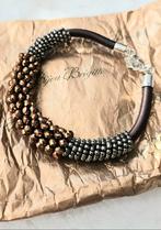 Bijou Brigitte armband *nieuw *, Sieraden, Tassen en Uiterlijk, Staal, Bruin, Nieuw, Ophalen of Verzenden