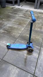 Step Maxi Micro Glow + Led blauw in goede staat, Fietsen en Brommers, Steps, Ophalen of Verzenden, Gebruikt, Gewone step, Micro Step Maxi