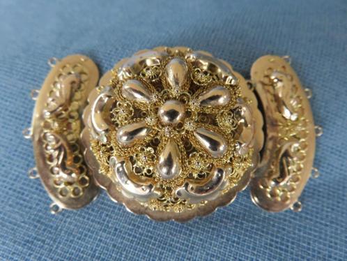 Antiek streeksieraad sluiting in 14 karaat goud  - ca. 1900, Sieraden, Tassen en Uiterlijk, Antieke sieraden, Overige typen, Goud