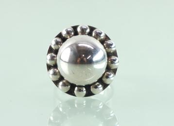 Vintage zilveren ring Erik Granit Finland jaren ‘70  beschikbaar voor biedingen