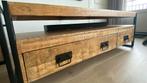 TV Dressoir van Mangohout, Ophalen, Gebruikt, 100 tot 150 cm, Minder dan 100 cm