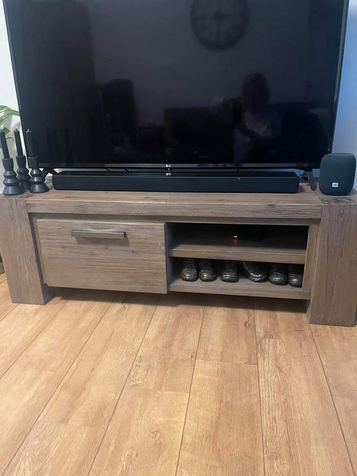 Complete Houten Meubelset, Huis en Inrichting, Tafels | Eettafels, Zo goed als nieuw, 200 cm of meer, Vijf personen of meer, Rechthoekig