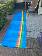 Strand windscherm met houten palen, Ophalen of Verzenden, Gebruikt