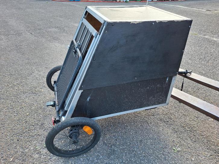 hondenkar achter fiets, Fietsen en Brommers, Fietsaccessoires | Aanhangers en Karren, Gebruikt, Hondenkar, 40 tot 60 kg, Ophalen