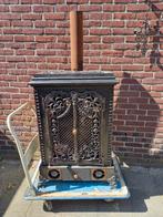 Mooie Charmante Antieke IJzeren Kachel / Houtkachel, Ophalen, Gebruikt, Houtkachel, Vrijstaand