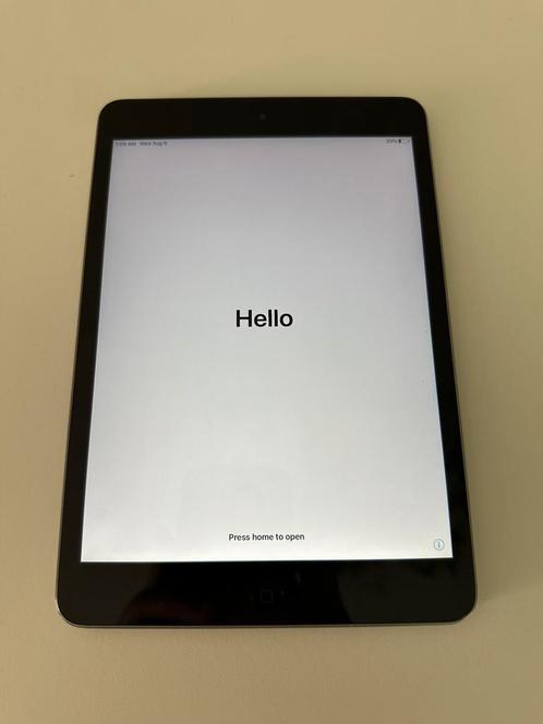 iPad mini 2 (a1489), Computers en Software, Apple iPads, Gebruikt, Apple iPad Mini, Wi-Fi, 8 inch, 16 GB, Grijs, Ophalen