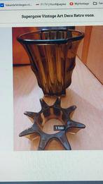 Supergave Vintage Art Deco Retro vaas Jaren 30, Ophalen of Verzenden