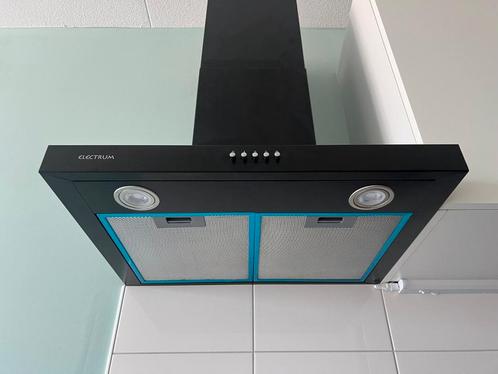 *ELECTRUM* SCHOUWAFZUIGKAP MAT ZWART 60CM, Witgoed en Apparatuur, Afzuigkappen, Zo goed als nieuw, Ophalen