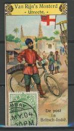 Van Rijn’s Mosterd Utrecht 1915 Postbode Britsch Indie f-85c, Ophalen of Verzenden, Zo goed als nieuw, Plaatje