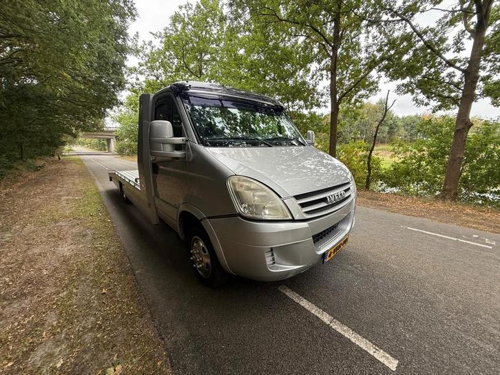 Iveco Daily 50C18 oprijwagen autotransport tijhof be, Auto's, Bestelauto's, Bedrijf, Te koop, Mistlampen, Iveco, Diesel, Euro 4