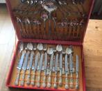 Super Inox Vintage 12 delig verzilverd bestek Barok incl doo, Ophalen of Verzenden