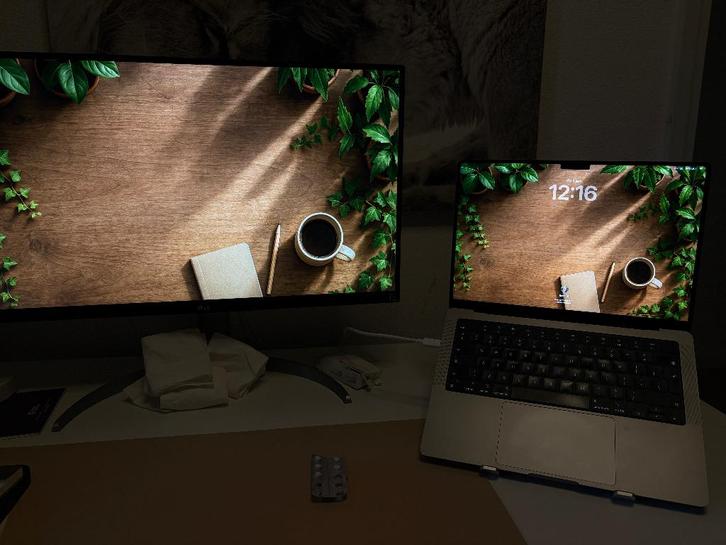 14" Inch MacBook Pro M1 pro 16gb en 512GB + doos, Computers en Software, Apple Macbooks, Zo goed als nieuw, MacBook Pro, Overige groottes