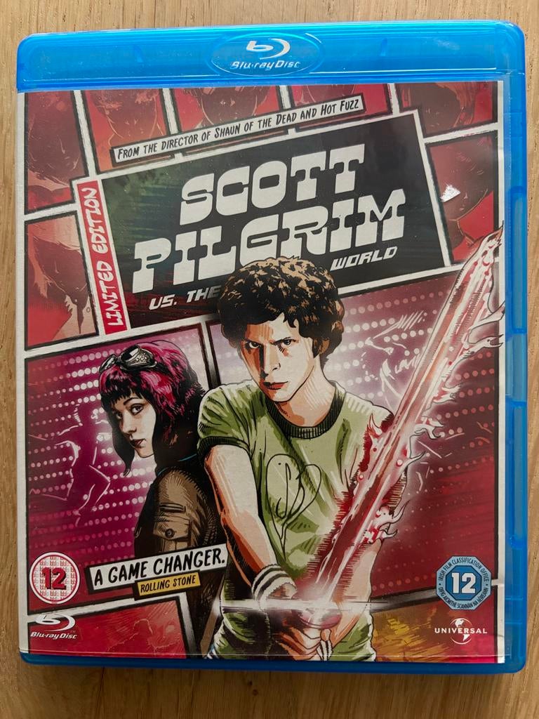 Scott Pilgrim vs. The World - Blu-ray, Ophalen of Verzenden, Zo goed als nieuw, Actie