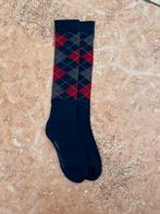 Harry’s Horse paarijsokken - Blauw geruit - Maat M (36-40), Dieren en Toebehoren, Paardrijkleding, Overige typen, Ophalen of Verzenden